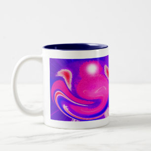 Taza Bicolor Festive celebration art