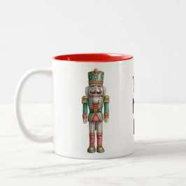 Taza Bicolor Festive Nutcracker Parade – Personalised 