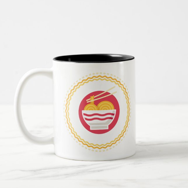 Taza Bicolor fideos ramen (Izquierda)