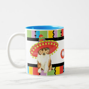 Taza Bicolor Fiesta Collie Dos Tones Coffee Mug