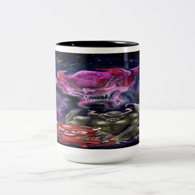 Taza Bicolor Fiesta de artes oscuras (Centro)