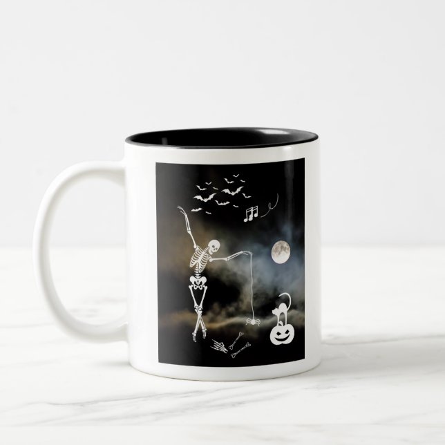 Taza Bicolor fiesta de cráneo (Izquierda)