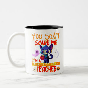 Taza Bicolor Fiesta de Halloween Tee No necesito un disfraz Soy