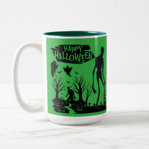 Taza Bicolor Fiesta de la Cosecha de Specter verde kelly