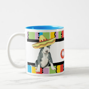 Taza Bicolor Fiesta Pit Bull Terrier