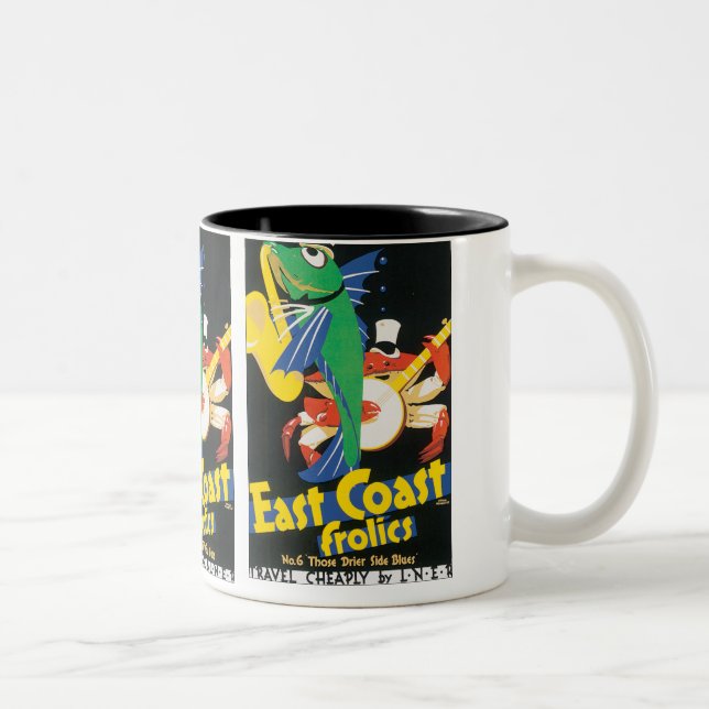 Taza Bicolor Fiestas de la costa este (Derecha)