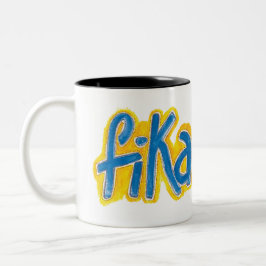 Taza Bicolor Fika hace un tazón de café de dos tonos