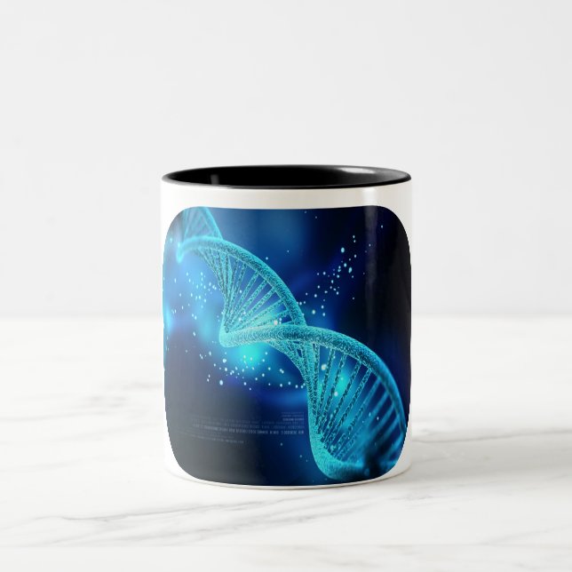 Taza Bicolor Filamentos de la DNA