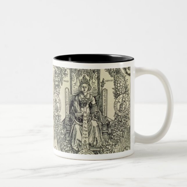 Taza Bicolor Filosofía y un emperador de Habsburgo (Derecha)