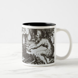 Taza Bicolor Filósofos herméticos y un alquimista, de la 'mus