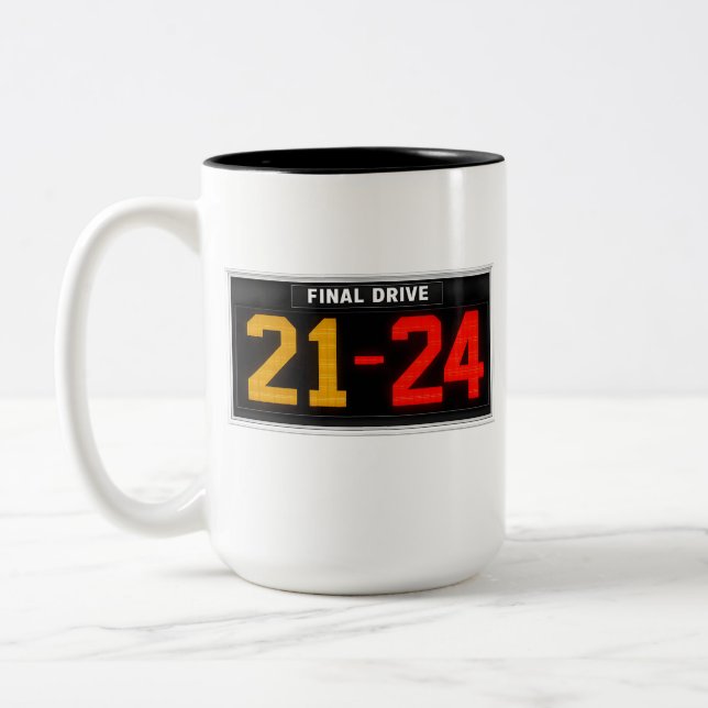 Taza Bicolor Final Drive Football (Izquierda)