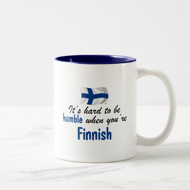 Taza Bicolor Finlandés humilde (Derecha)