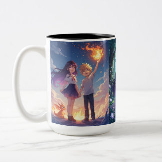 Taza Bicolor Fire Legend Kids Mug – for boys and girls