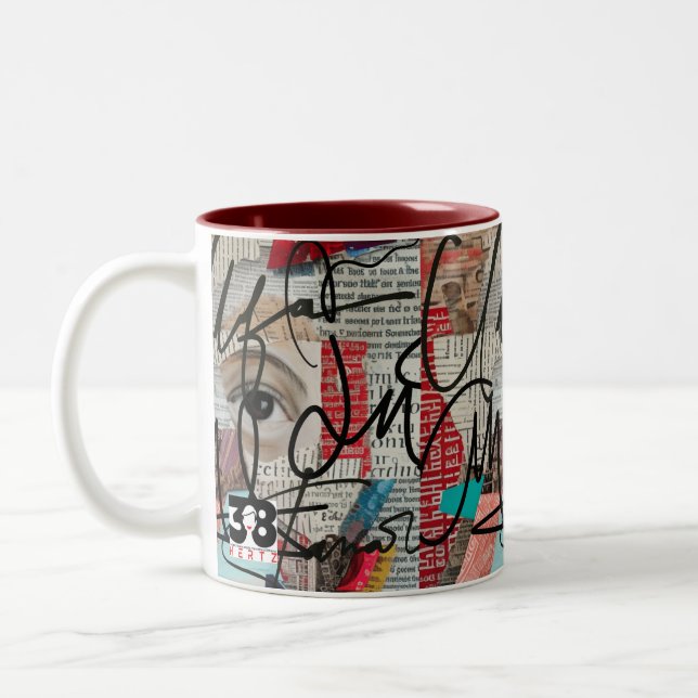 Taza Bicolor Firmas (Izquierda)