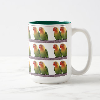 Taza Bicolor “Fischer's Lovebird”