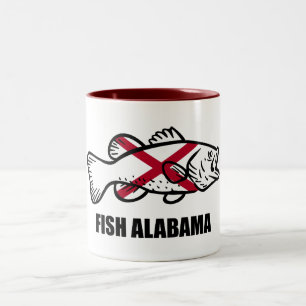 Taza Bicolor Fish Alabama
