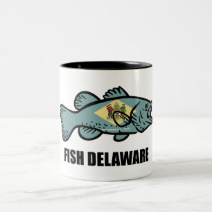 Taza Bicolor Fish Delaware