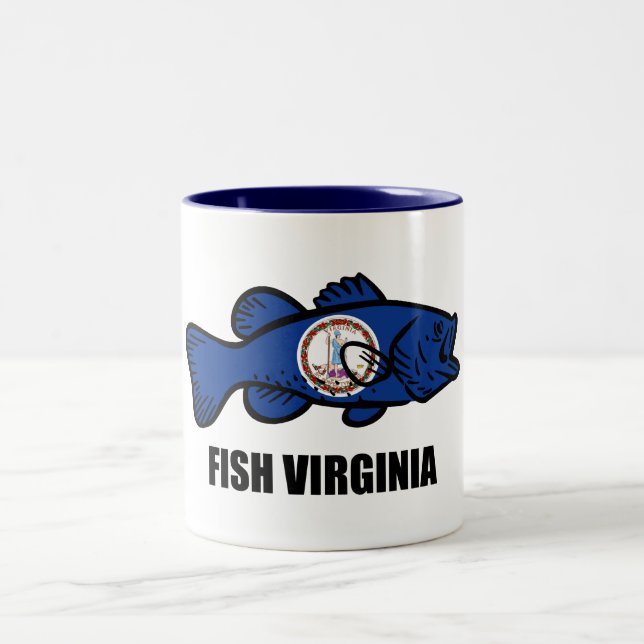 Taza Bicolor Fish Virginia (Centro)
