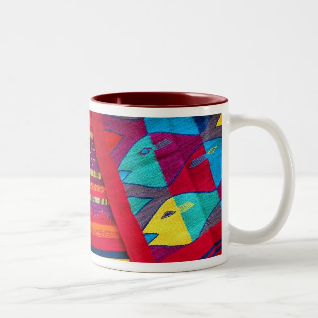 Taza Bicolor Fishs del mar (Derecha)
