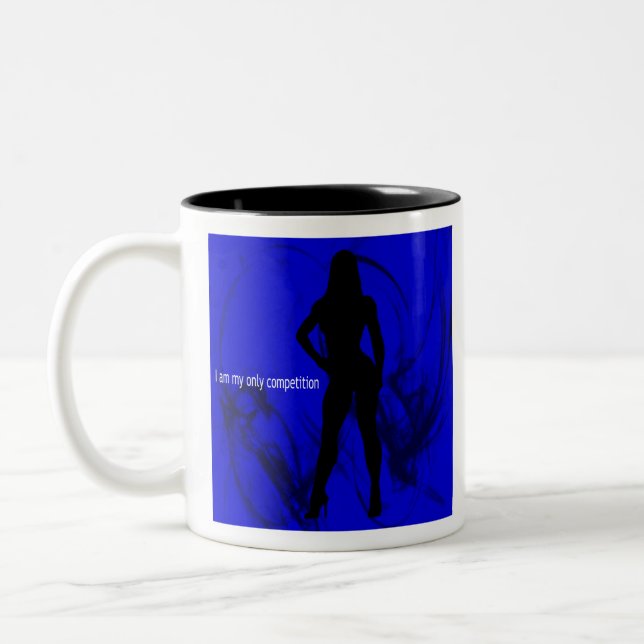 Taza Bicolor Fitness "Soy mi única competencia" (Izquierda)