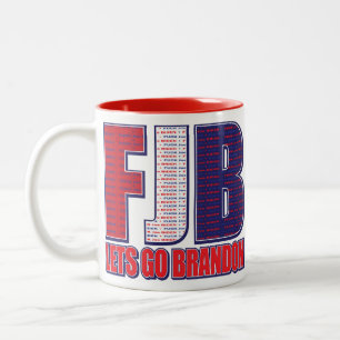 Taza Bicolor FJB: Lets-Go-Brandon