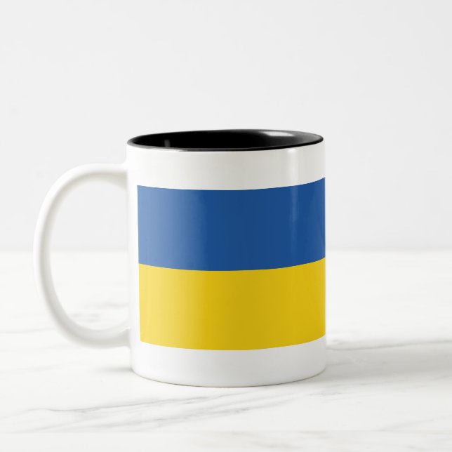 Taza Bicolor Flag of Ukraine (Izquierda)