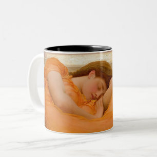 Taza Bicolor Flamante junio de Sir Frederic Leighton Vintage