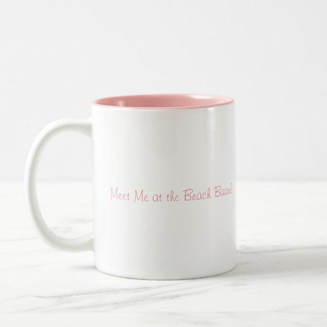 Taza Bicolor Flamingo Beach Barre Mug (Izquierda)
