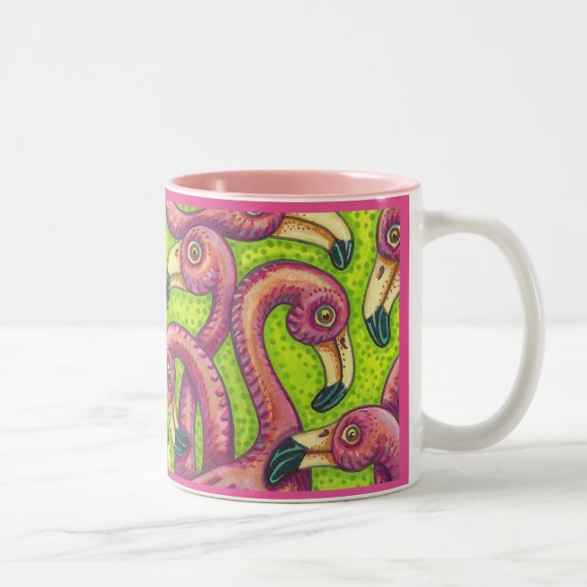 Taza Bicolor Flamingo Fling Pink MUG (Derecha)