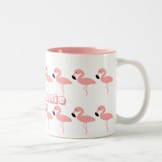 Taza Bicolor Flamingo Personalizado