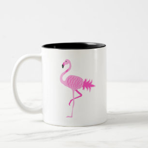 Taza Bicolor Flamingo Pineapple