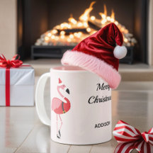 Flamingo Rosa Santa Nombre Navidades de animales