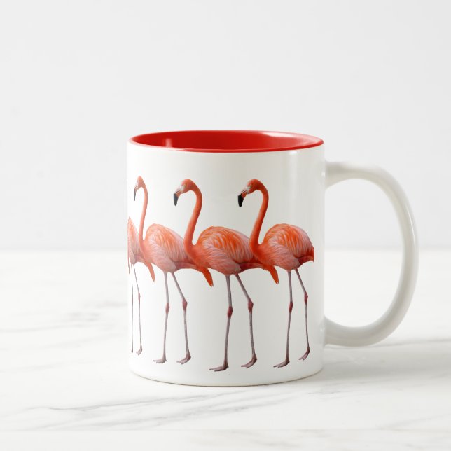 Taza Bicolor Flamingos (Derecha)