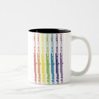 Taza Bicolor Flautas