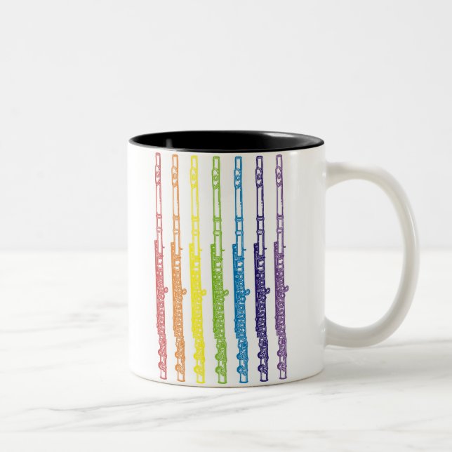Taza Bicolor Flautas (Derecha)