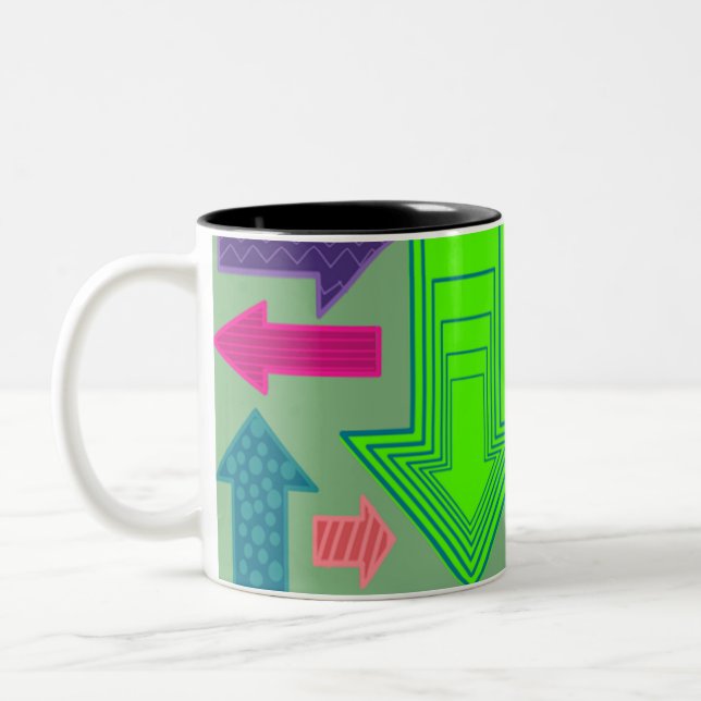 Taza Bicolor Flechas (Izquierda)