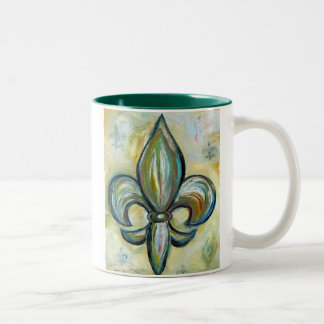 Taza Bicolor fleur_de_lis