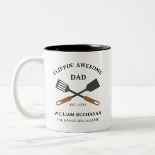 Taza Bicolor Flippin asombroso Personalizado del Día del Padre