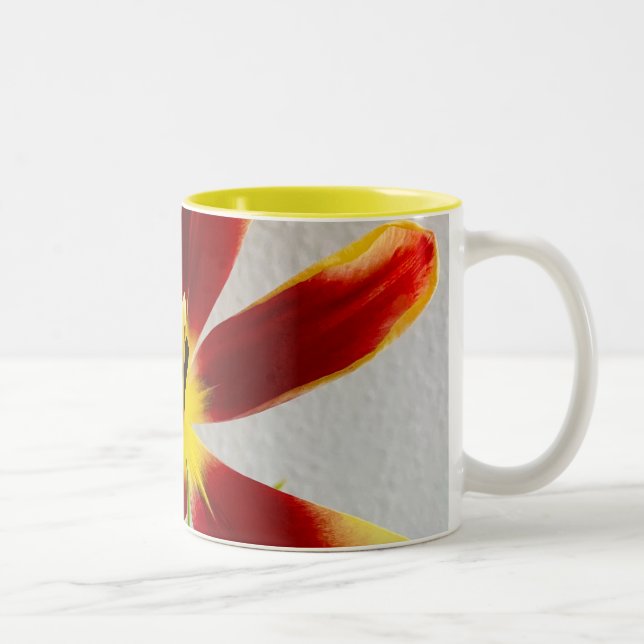 Taza Bicolor Flor (Derecha)