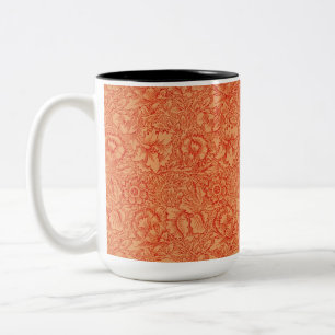 Taza Bicolor Flor de amapola de William Morris