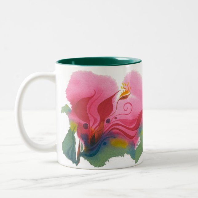 Taza Bicolor Flor de la pasión, no. 2 (Izquierda)