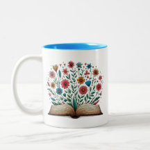 Flor de libros abierta