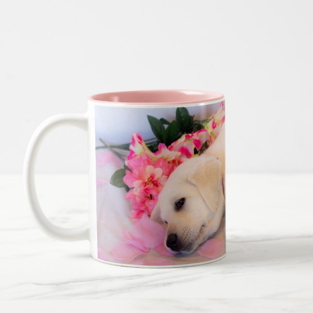 Taza Bicolor Flor de sueño de pipa 01 (Izquierda)