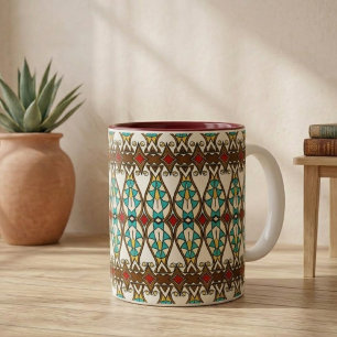 Taza Bicolor Flor del Desierto Nouveau
