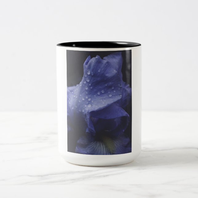 Taza Bicolor Flor morada Rosa (Centro)