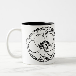 Taza Bicolor Flor natural