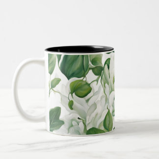 Taza Bicolor Floral