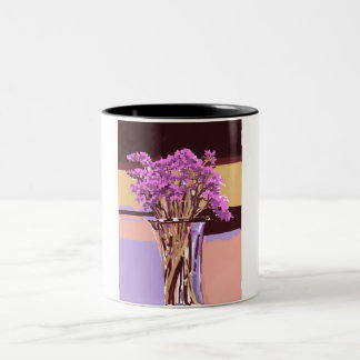 Taza Bicolor Floral