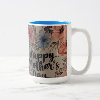 Taza Bicolor floral mothers day mug