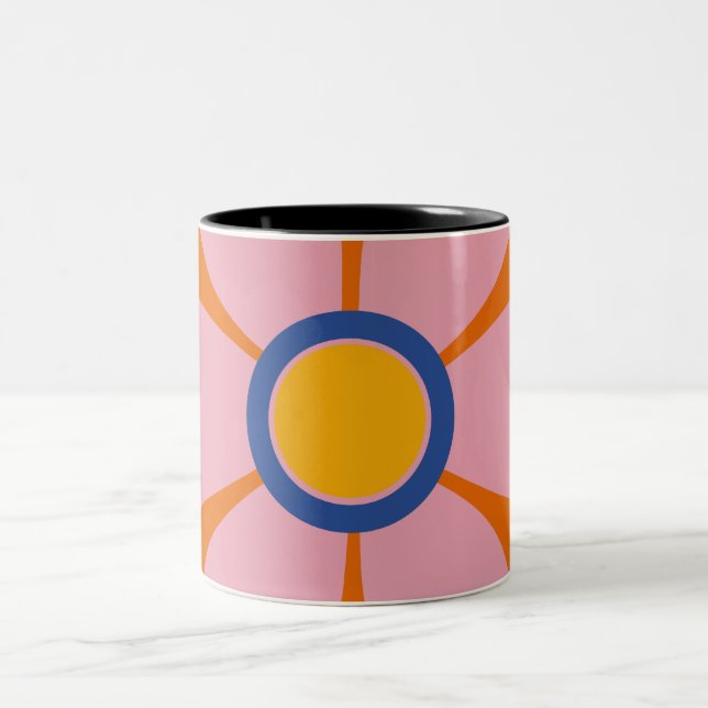 Taza Bicolor Floral Mug (Centro)